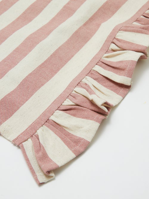 Set van 2 theedoeken met volants (50x70 cm) - Kiabi