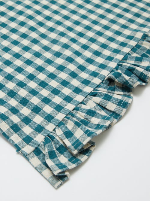 Set van 2 theedoeken met volants (50x70 cm) - Kiabi