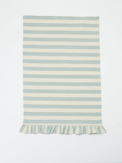 Set van 2 theedoeken met volants (50x70 cm) - Kiabi