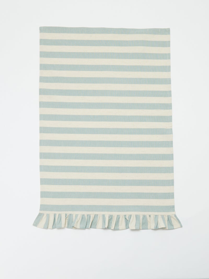 Set van 2 theedoeken met volants (50x70 cm) GEEL - Kiabi