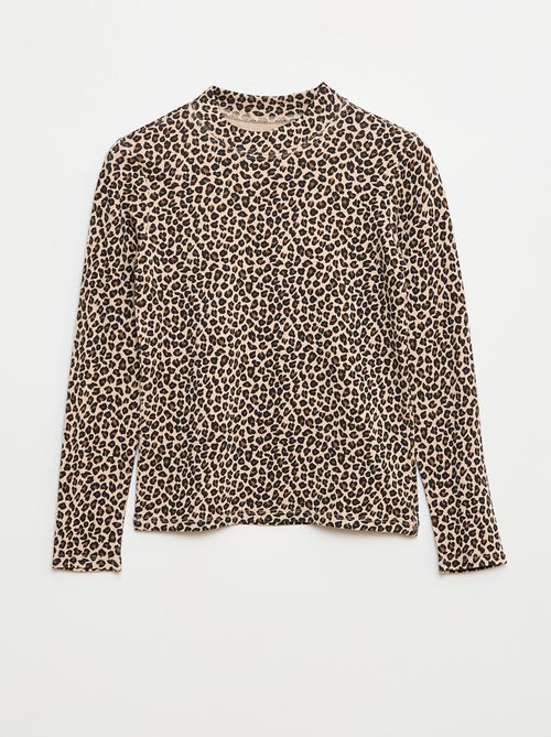 Set van 2 thermoregulerende T-shirts met rolkraag - Kiabi