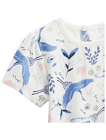 Set van 2 Tiana kindershirts met korte mouwen