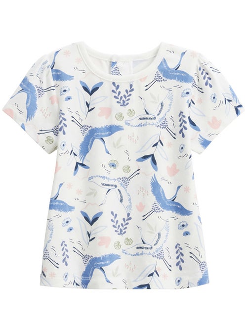 Set van 2 Tiana kindershirts met korte mouwen - Kiabi