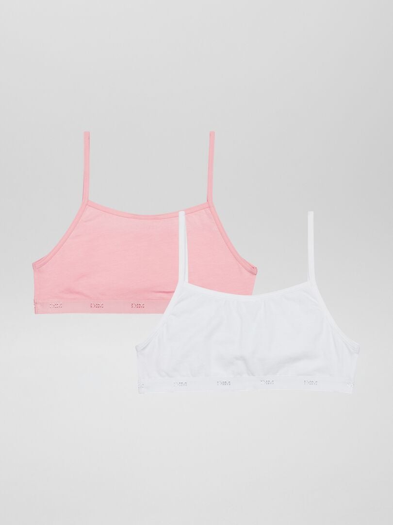 Set van 2 topjes 'Dim' - ROSE - Kiabi - 12.00€