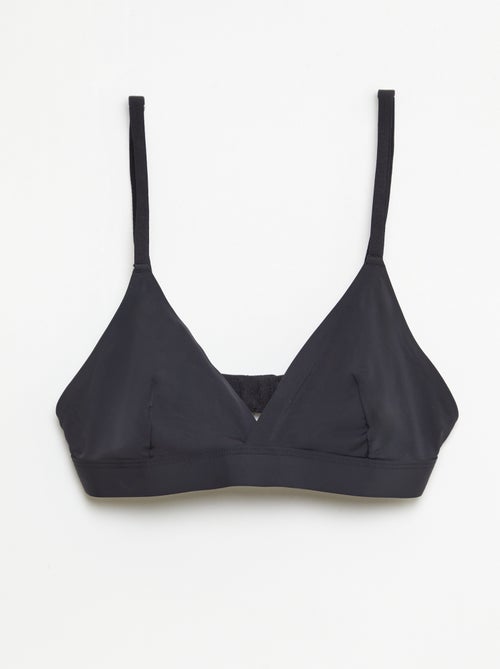 Set van 2 triangel beha's van microvezel - Kiabi