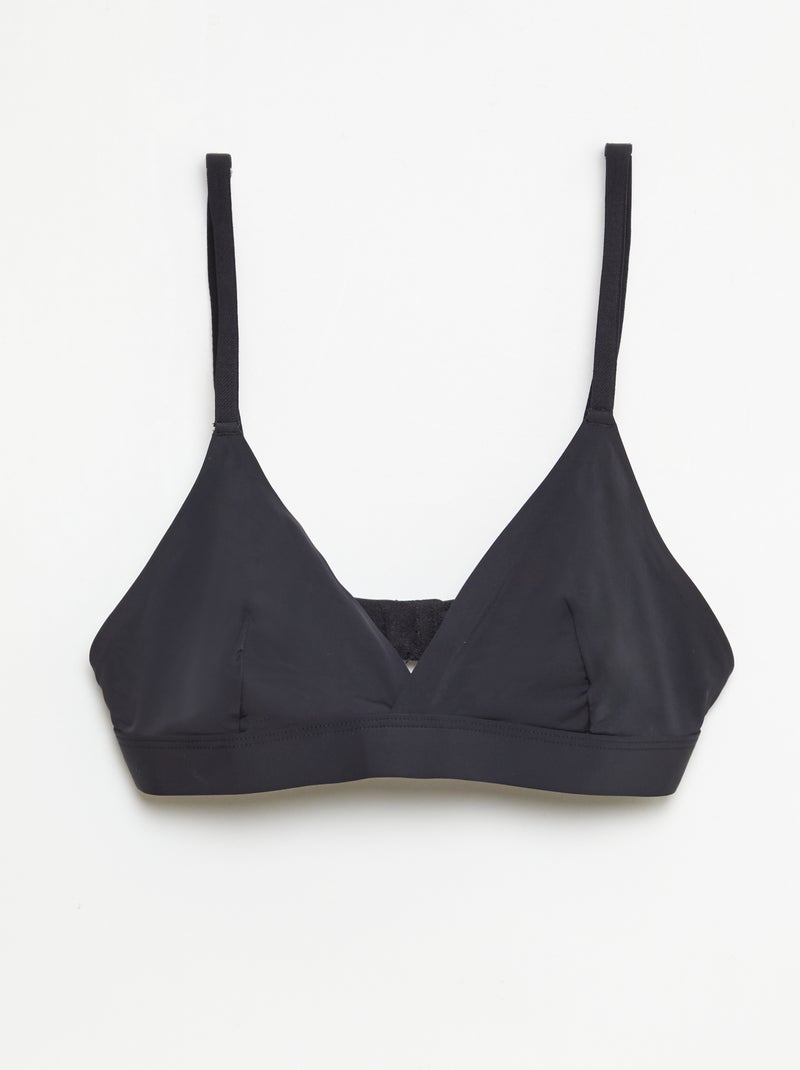 Set van 2 triangel beha's van microvezel Biege - Kiabi