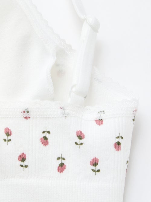 Set van 2 triangel beha's van ribstof - Kiabi