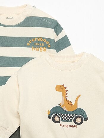 Set van 2 2-delige sets - sweatshirt + broek
