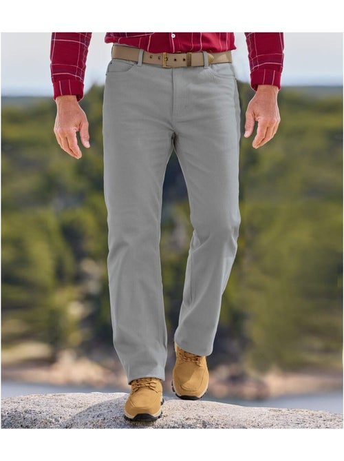 Set van 2 twill stretchbroeken - ATLAS FOR MEN - Kiabi Set van 2 twill stretchbroeken - ATLAS FOR MEN - Kiabi