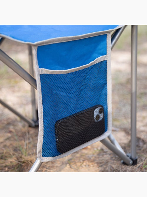 Set van 2 vaste hoge campingstoelen 47x46x80 cm blauw - Kiabi Set van 2 vaste hoge campingstoelen 47x46x80 cm blauw - Kiabi