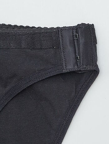 Set van 2 wasbare menstruatieslips van katoen - collectie gemakkelijk aan te trekken