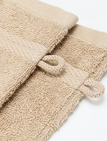 Set van 2 washandjes - Kiabi Home