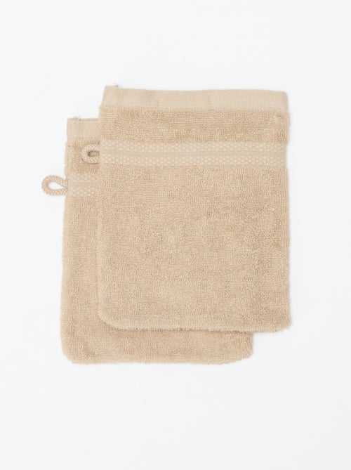 Set van 2 washandjes - Kiabi Home - Kiabi