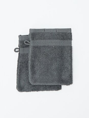 Set van 2 washandjes - Kiabi Home