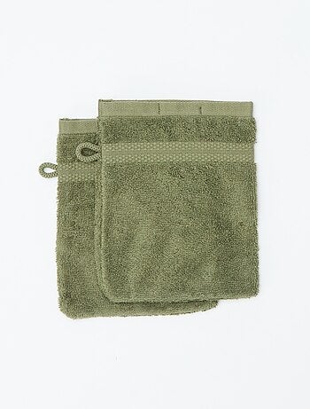 Set van 2 washandjes - Kiabi Home