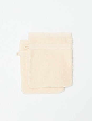 Set van 2 washandjes - Kiabi Home