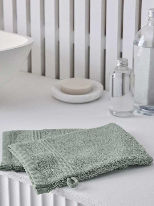 Set van 2 washandjes - Kiabi