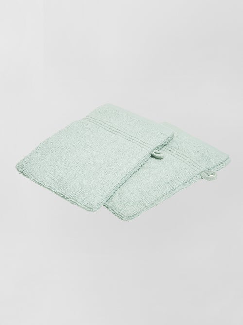 Set van 2 washandjes - Kiabi