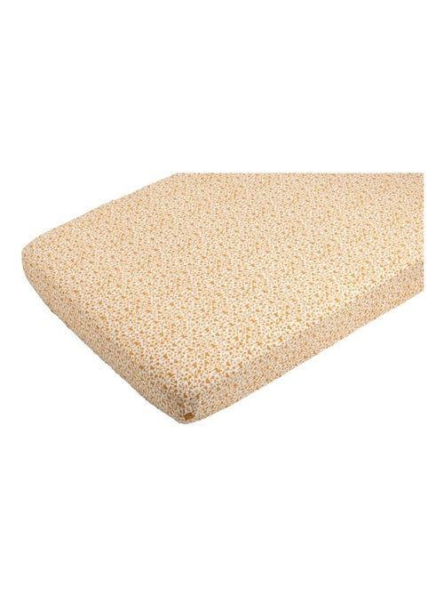 Set van 2 witte hoeslakens voor baby's van biologisch katoen - Kiabi