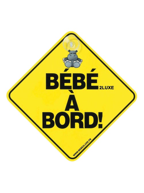 Set van 2 zuignap-stickers Baby aan boord - Kiabi Set van 2 zuignap-stickers Baby aan boord - Kiabi