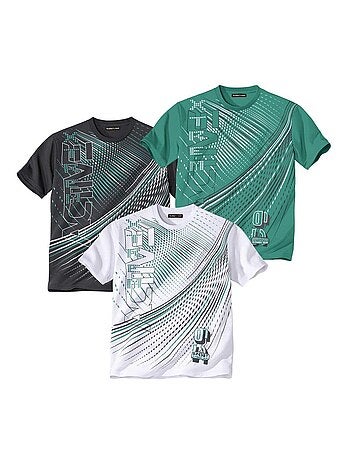 Set van 3 Active Sport T-shirts - ATLAS FOR MEN