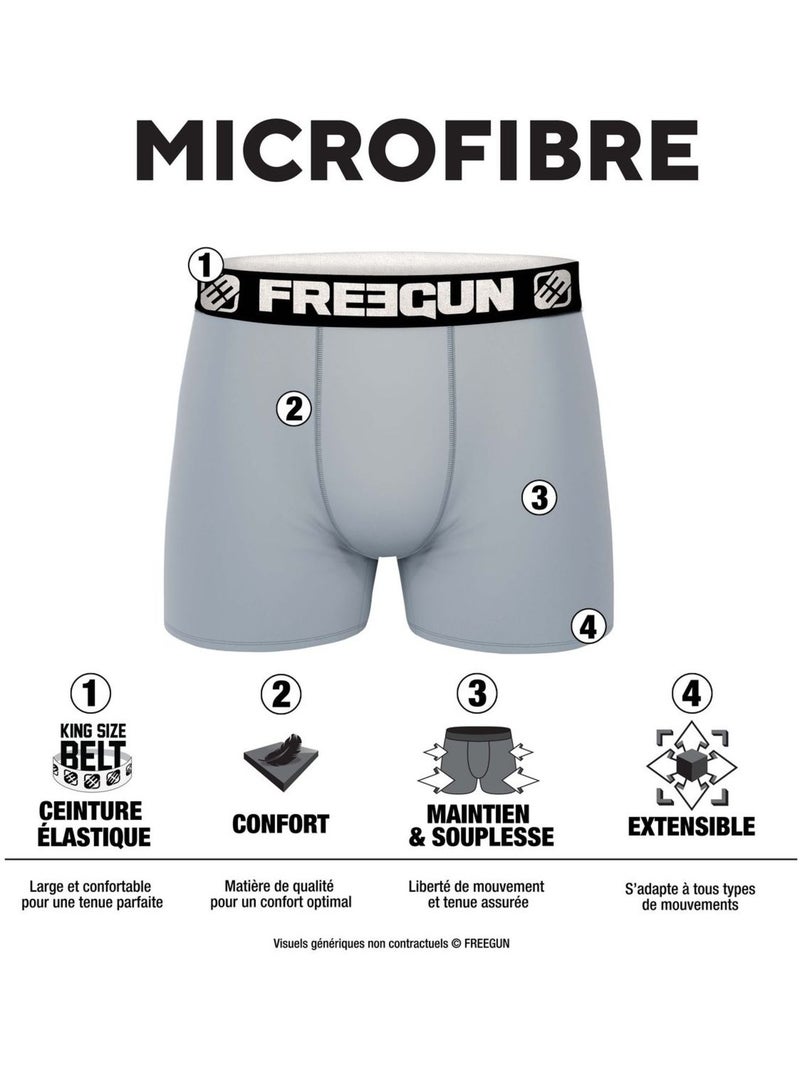 Set van 3 asterix kinderboxershorts Oranje - Kiabi