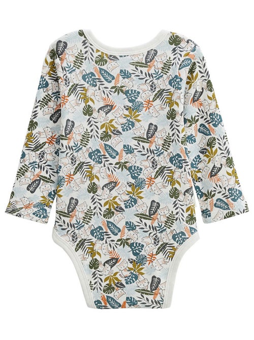 Set van 3 babyrompertjes met lange mouwen canopée - Kiabi