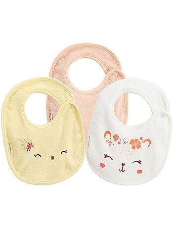 Set van 3 Badian baby slabbetjes