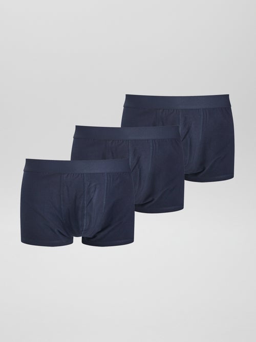 Set van 3 boxers grote maten - Kiabi