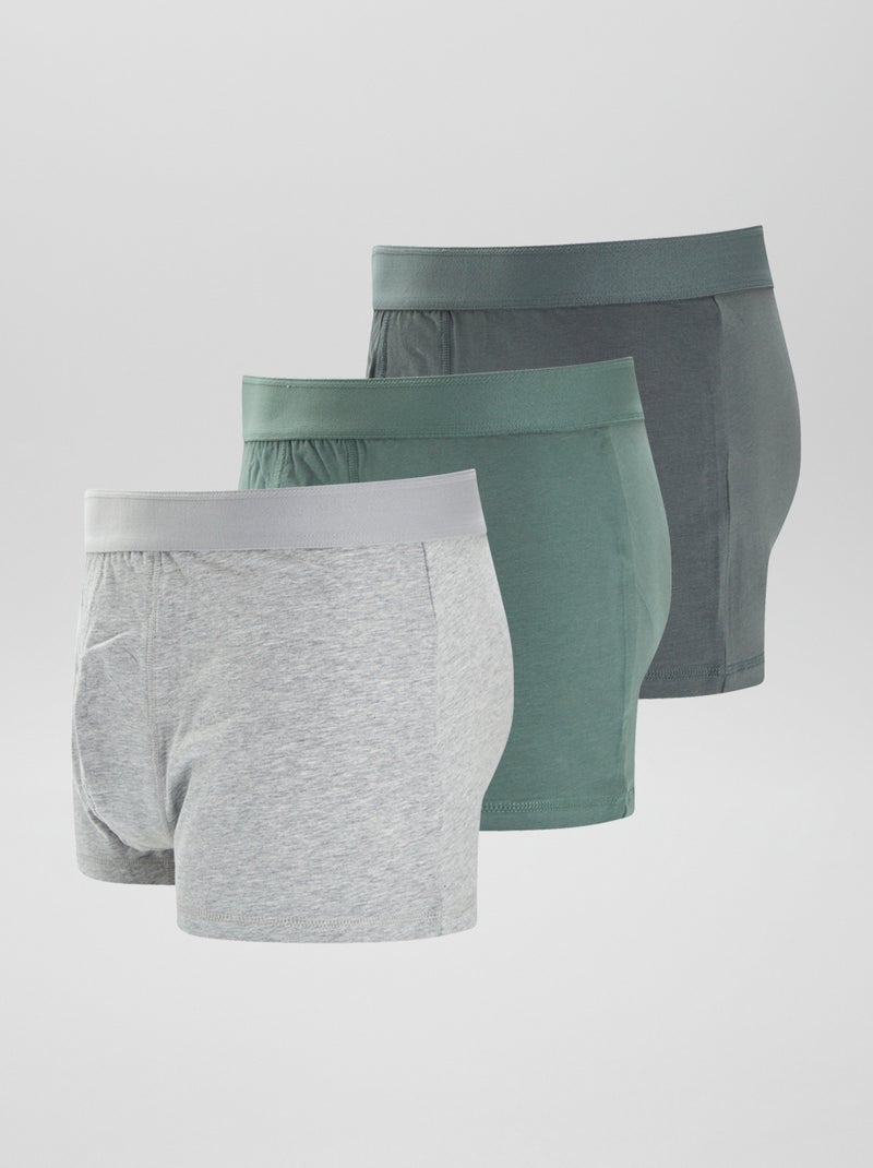 Set van 3 boxers plus size KAKI - Kiabi