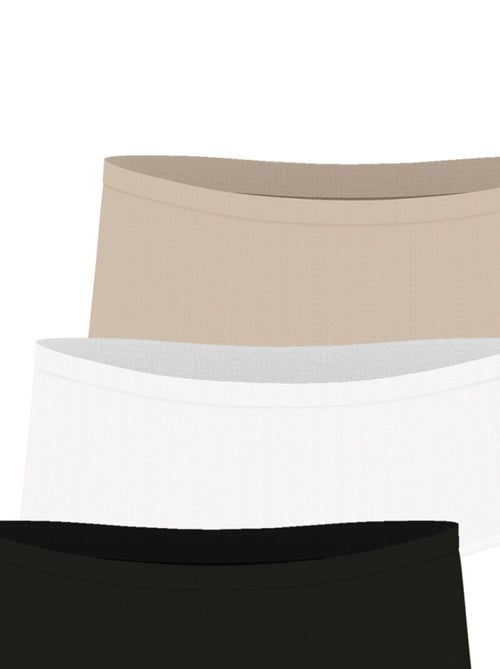 Set van 3 boxershorts dames ecopack basic athena - Kiabi