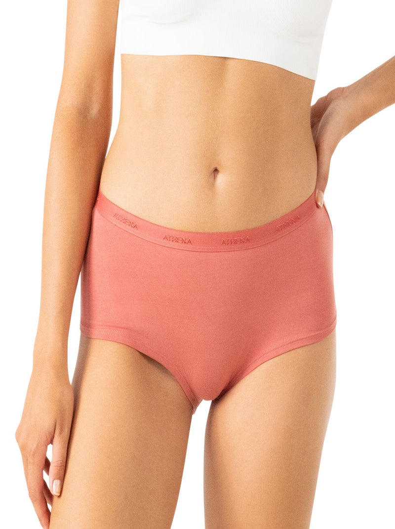 Set van 3 boxershorts dames ecopack basic athena Roze - Kiabi