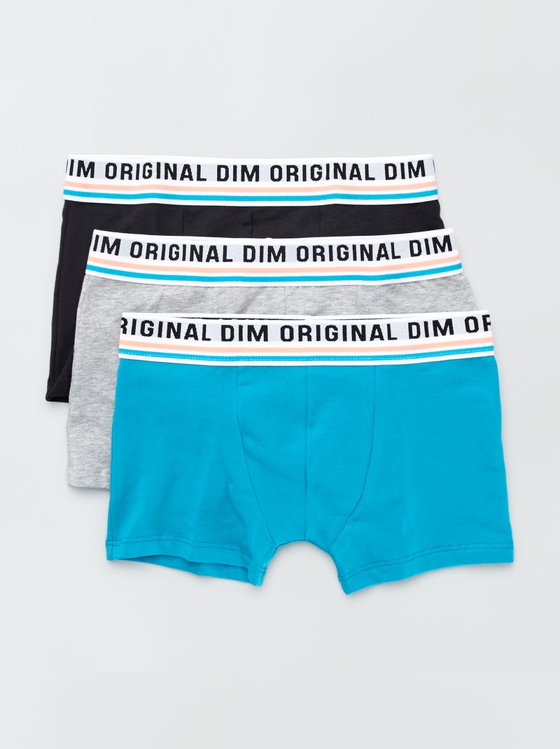 Set van 3 boxershorts 'DIM' GRIJS - Kiabi