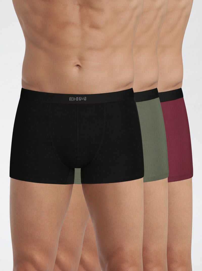 Set van 3 boxershorts 'DIM' Kaki - Kiabi