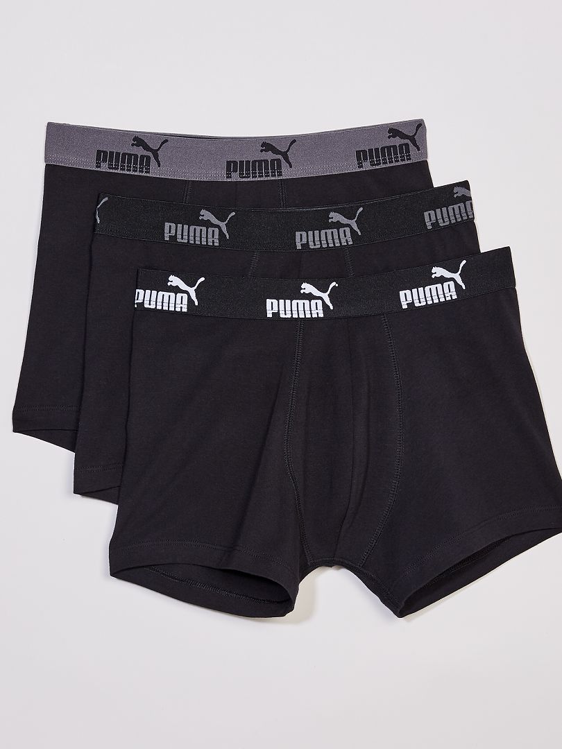 Set van 3 boxershorts 'Puma' ZWART - Kiabi