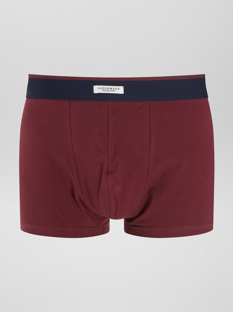 Set van 3 boxershorts ROOD - Kiabi