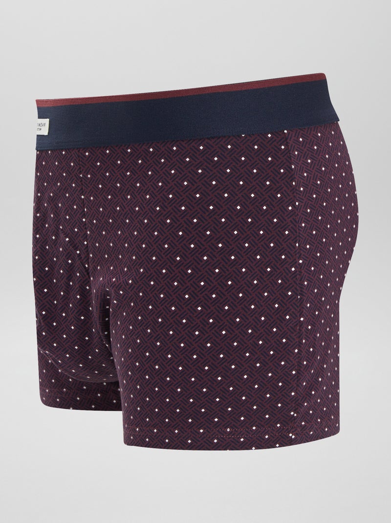 Set van 3 boxershorts ROOD - Kiabi