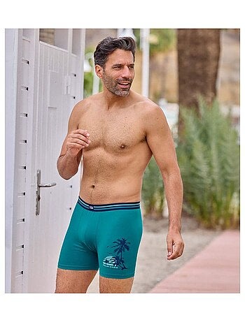 Set van 3 boxershorts van stretchkatoen - ATLAS FOR MEN