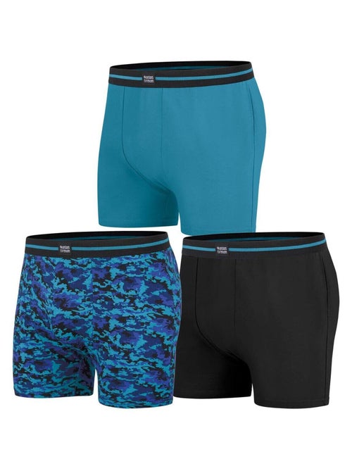 Set van 3 boxershorts van stretchkatoen - atlas for men - Kiabi Set van 3 boxershorts van stretchkatoen - atlas for men - Kiabi