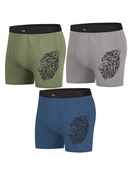 Set van 3 comfortabele boxershorts - ATLAS FOR MEN - Kiabi