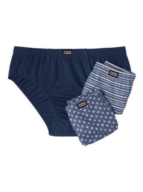 Set van 3 comfortabele onderbroeken - ATLAS FOR MEN - Kiabi