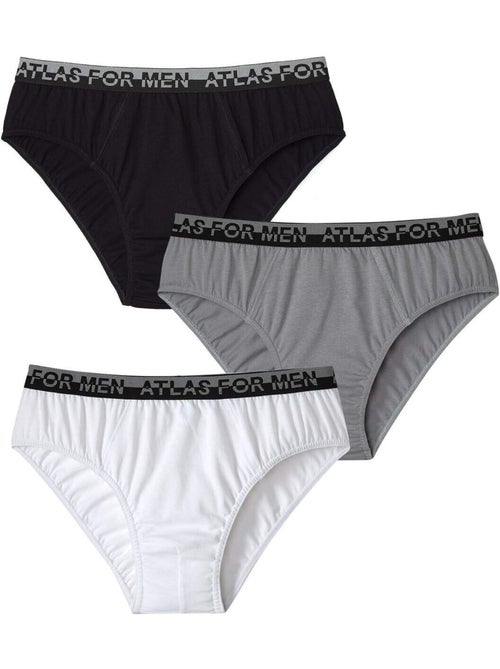Set van 3 comfortabele slips - atlas for men - Kiabi