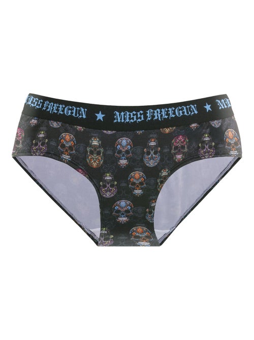 Set van 3 damesonderbroeken met camouflageprint - Kiabi