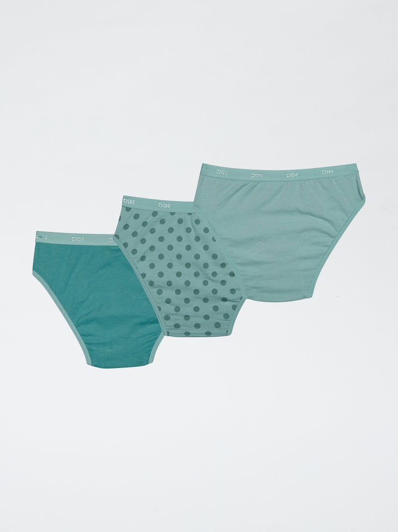 Set van 3 'Dim' slips Groen - Kiabi
