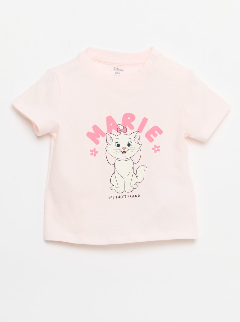 Set van 3 'Disney' T-shirts Rose - Kiabi