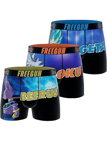 Set van 3 dragon ball super boxershorts voor heren