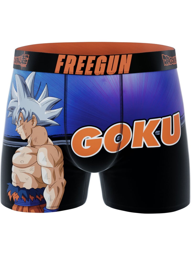 Set van 3 dragon ball super boxershorts voor heren Blauw - Kiabi