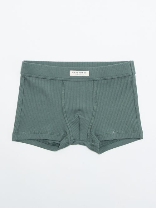 Set van 3 effen boxershorts - Kiabi