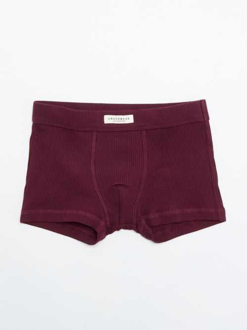 Set van 3 effen boxershorts - Kiabi