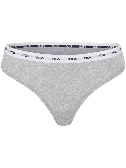 Set van 3 effen damesstrings - Kiabi
